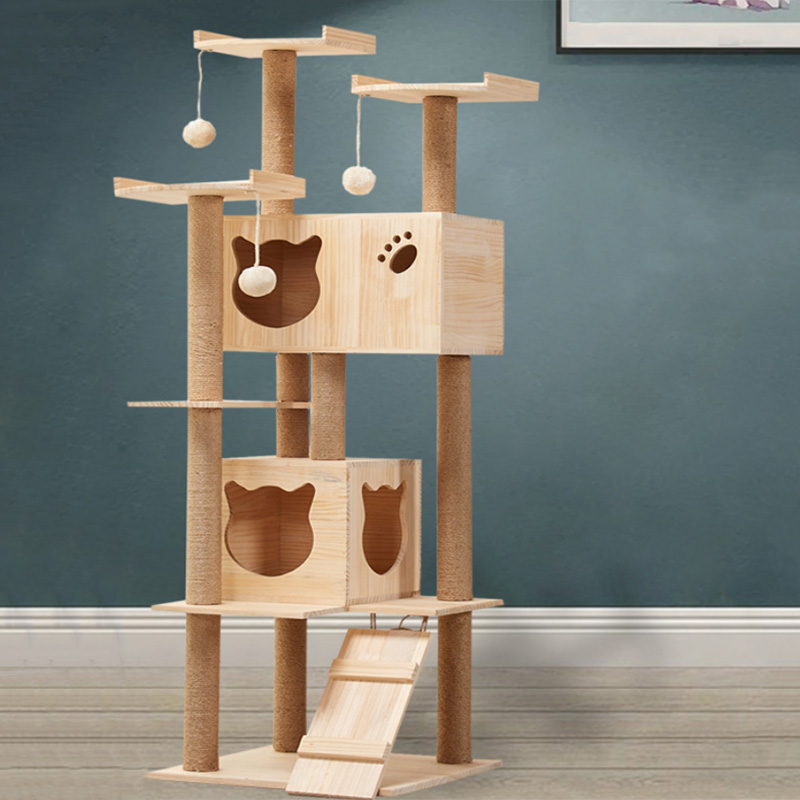 59 inches high cat tree