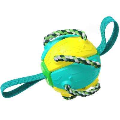 Transformable Ball to Frisbee Chew Toy