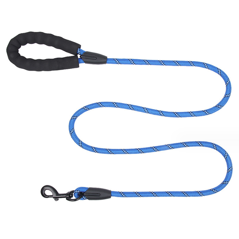 Reflective Rope Dog Leash with Comfortable Padding