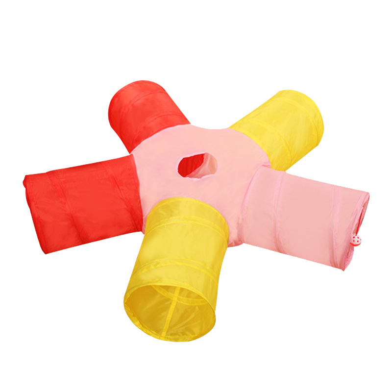 5 Way Foldable Cat Tunnel Tube Toys