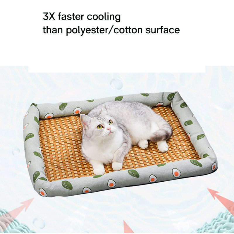 Rattan Pet Dogs Cooling Bed