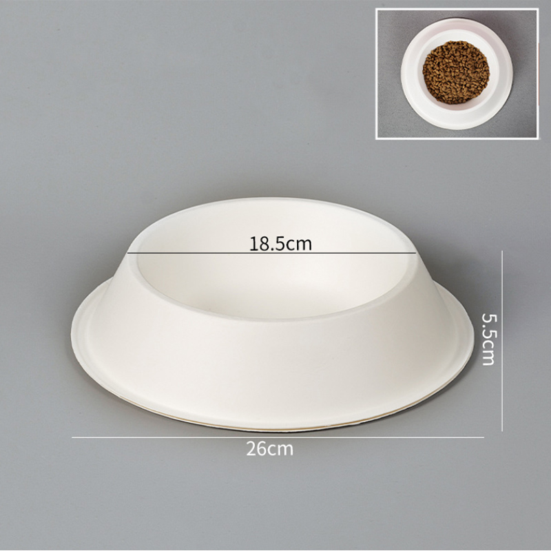 Compostable Disposable Pet Feeding Bowls 30oz